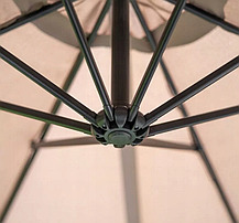 Парасоля садова кутова з нахилом AVKO Garden AGU2014 та чохол 3 м Коричневий - фото 3 Парасоля садова кутова з нахилом AVKO Garden AGU2014 та чохол 3 м Коричневий - фото 3