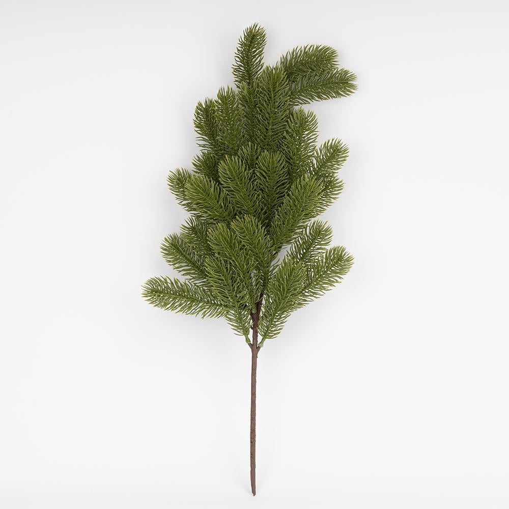 Ветка декоративная Ель зеленая 55 см