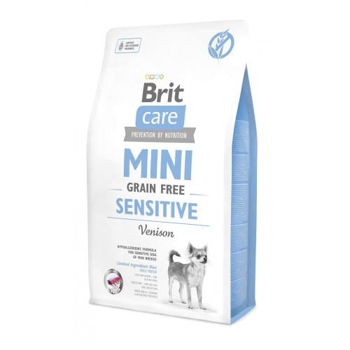 Корм сухий Brit Care Grain Free Mini Sensitive для собак мініатюрних порід з чутливим травленням з олениною 2 кг (34148586)