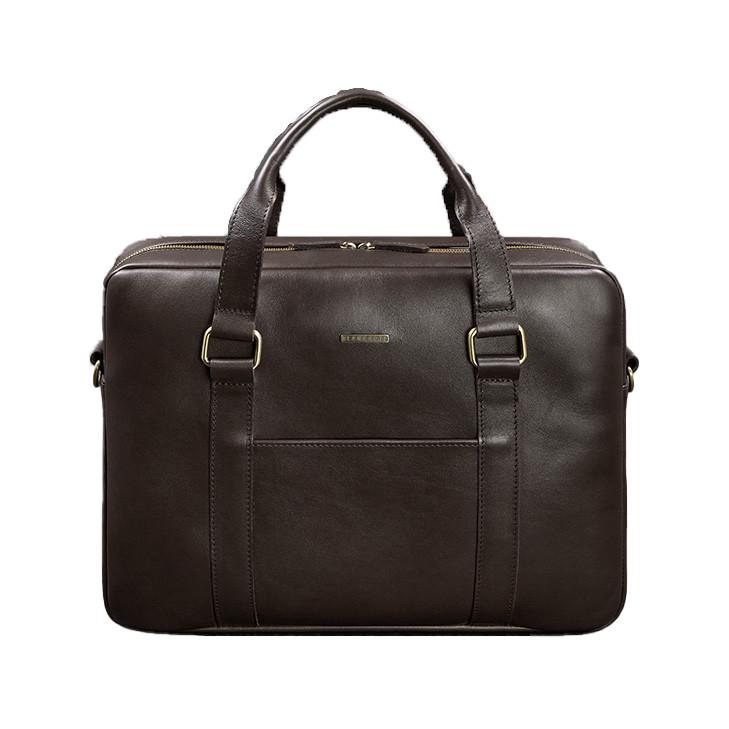 Сумка для ноутбука и документов кожаная Темно-коричневый (A-027947) - фото 6 Сумка для ноутбука и документов кожаная Темно-коричневый (A-027947) - фото 6