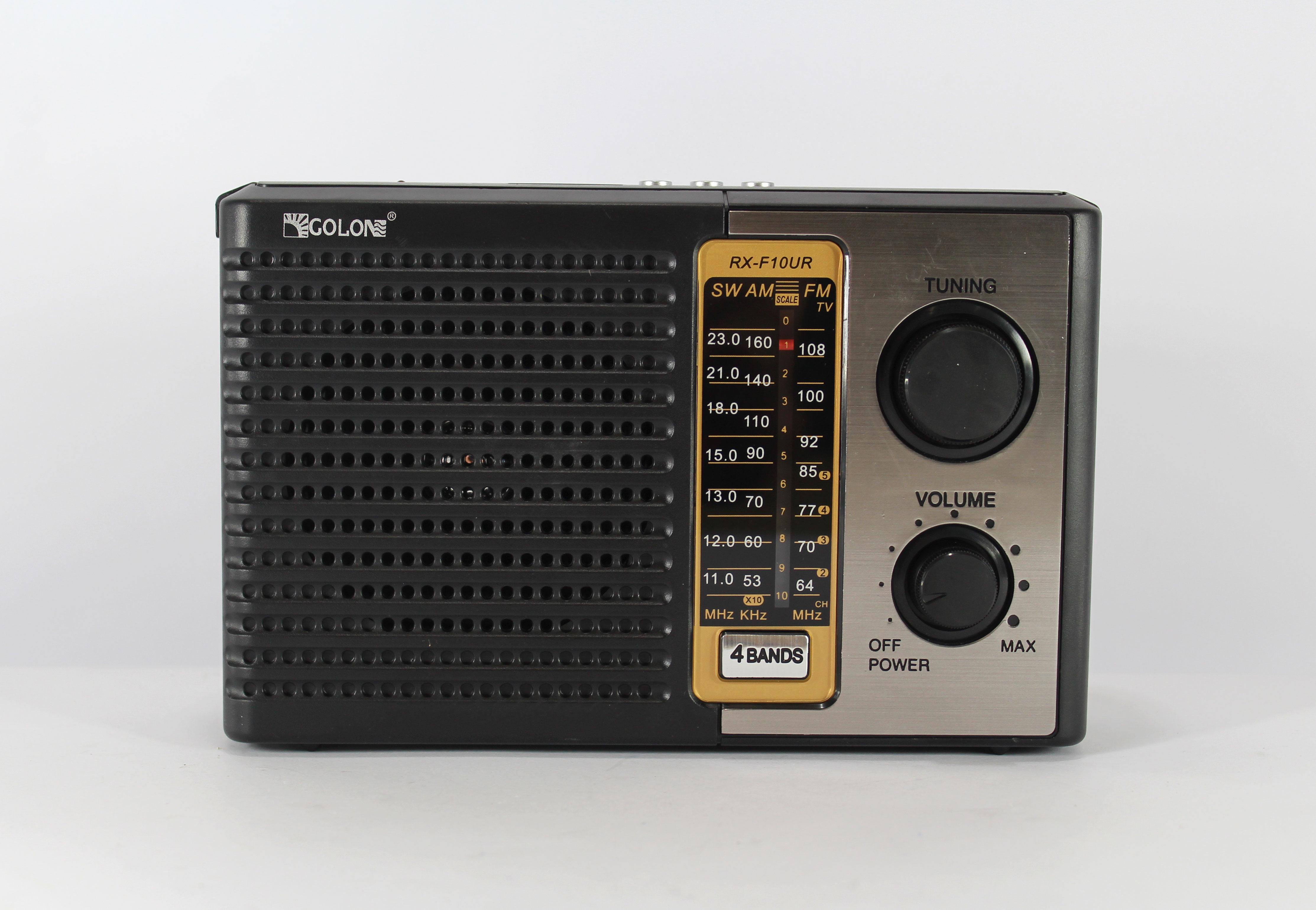 Портативная колонка Golon RX-F10UR AM/FM/SW с USB/SD-карт Black (0829) - фото 2 Портативная колонка Golon RX-F10UR AM/FM/SW с USB/SD-карт Black (0829) - фото 2