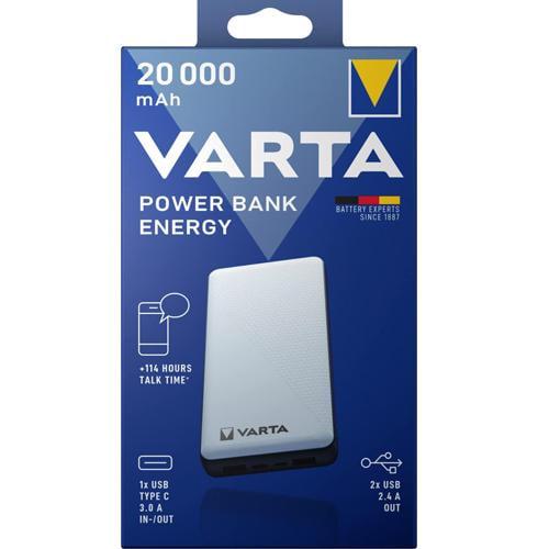 Повербанк Varta Energy 20000 mAh White (4008496019083) Повербанк Varta Energy 20000 mAh White (4008496019083)
