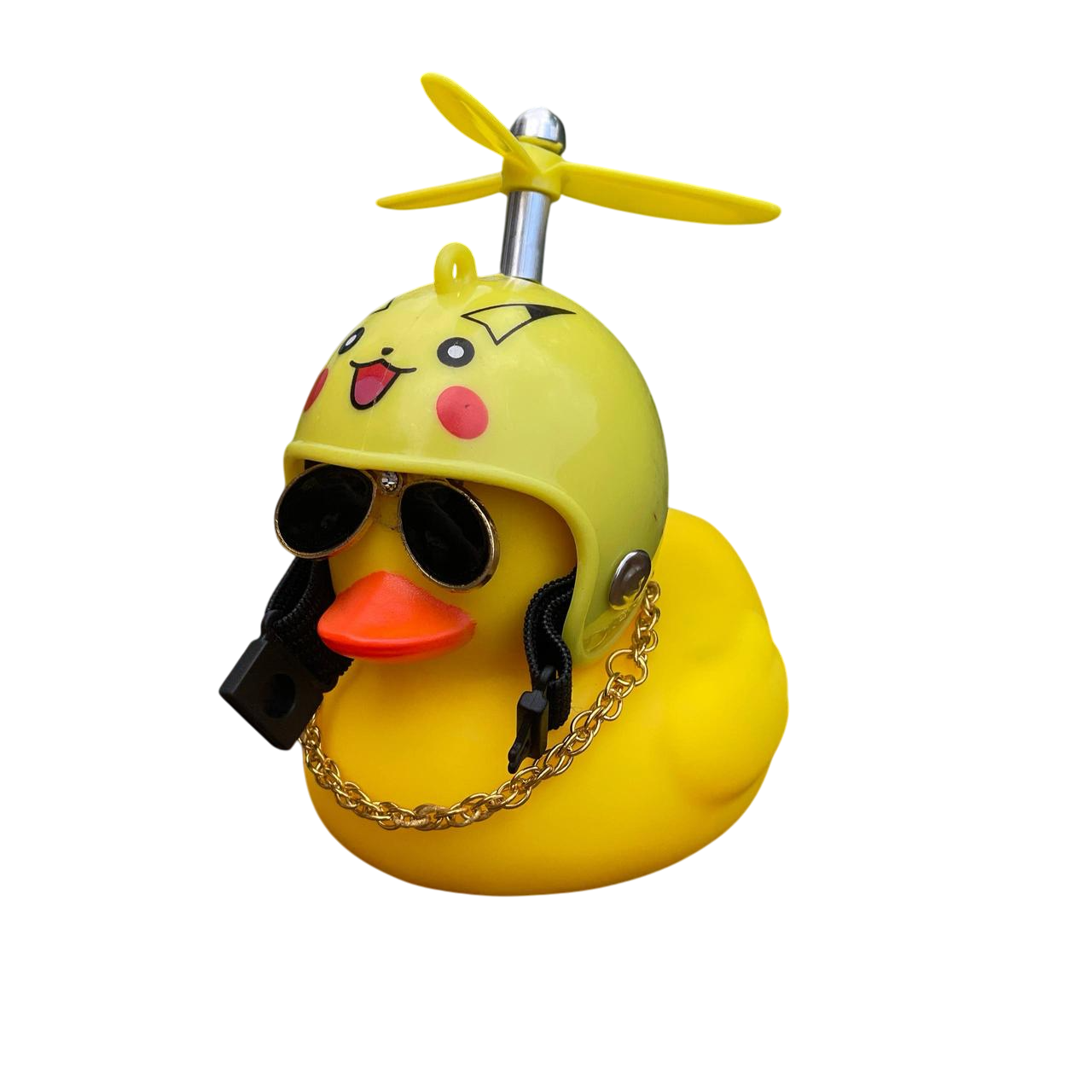 Утка для машины на торпеду в очках со шлемом Утка для машины на торпеду в очках со шлемом