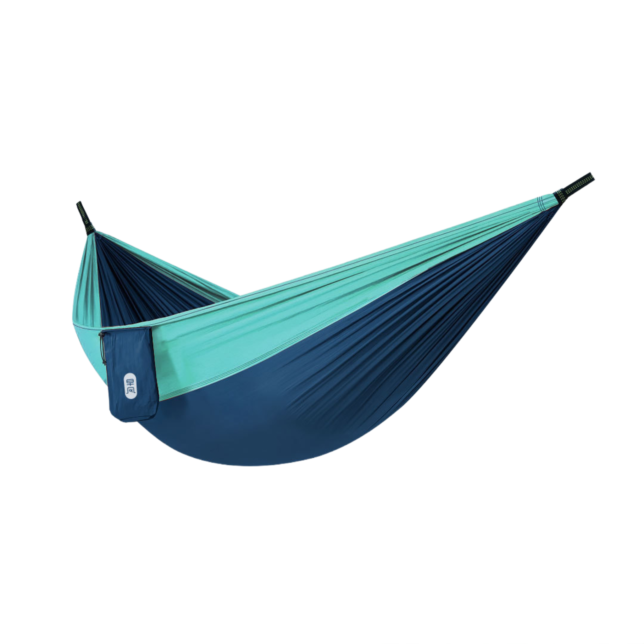 Гамак туристический ZaoFeng Parachute Cloth 270x140 см до 300 кг Сине-бирюзовый (001228)