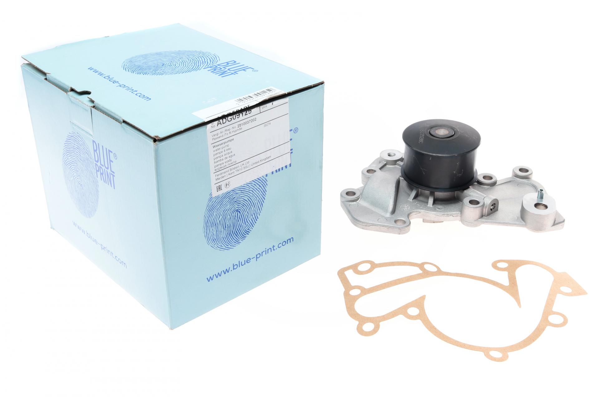 Помпа воды BLUE PRINT Hyundai Santa Fe 2.7 V6 4x4 01-06/Tucson 2.7i 04-10/Sonata 2.7 V6 98-04/Kia Sportage 2.7 ADG09125