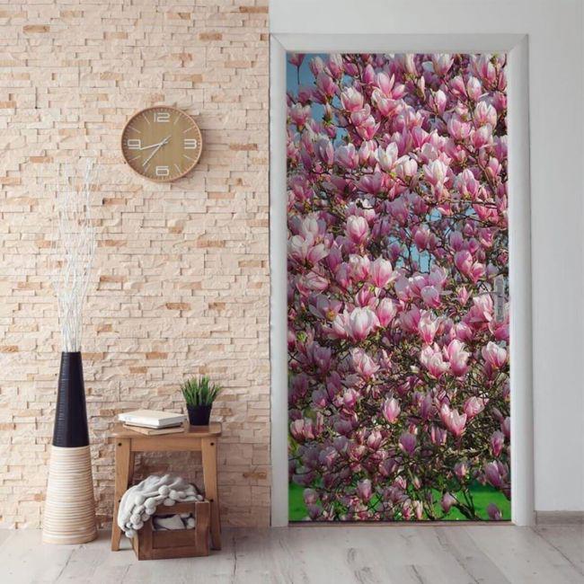 Наклейка интерьерная на двери Sticker Wall SW-00000936 Дерево 104х210 см