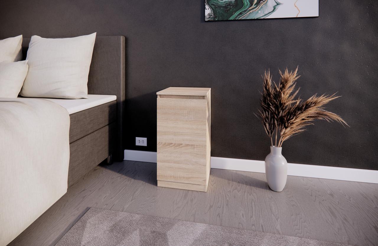 Тумба приліжкова MEBEX 40х40х77,4 см Дуб Сонома (VS3D400DS) - фото 2 Тумба приліжкова MEBEX 40х40х77,4 см Дуб Сонома (VS3D400DS) - фото 2