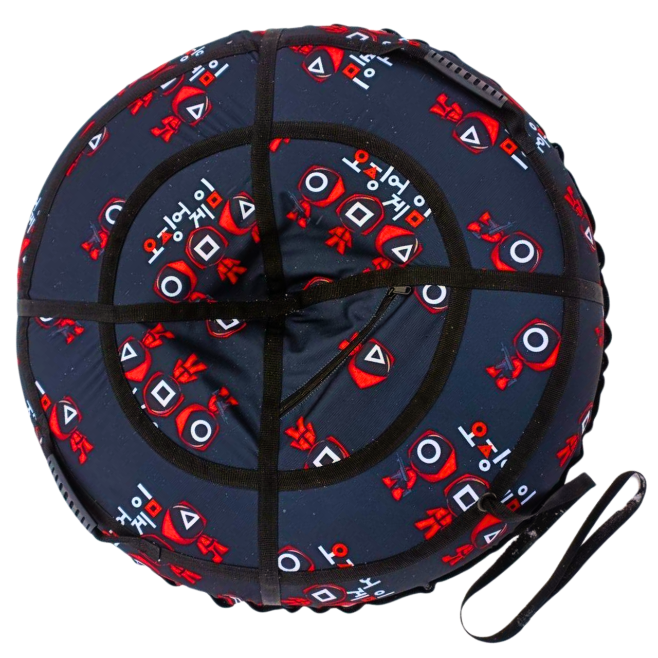 Тюбинг Игра в Кальмара с сумкой-бананкой 100 см 13" Синий