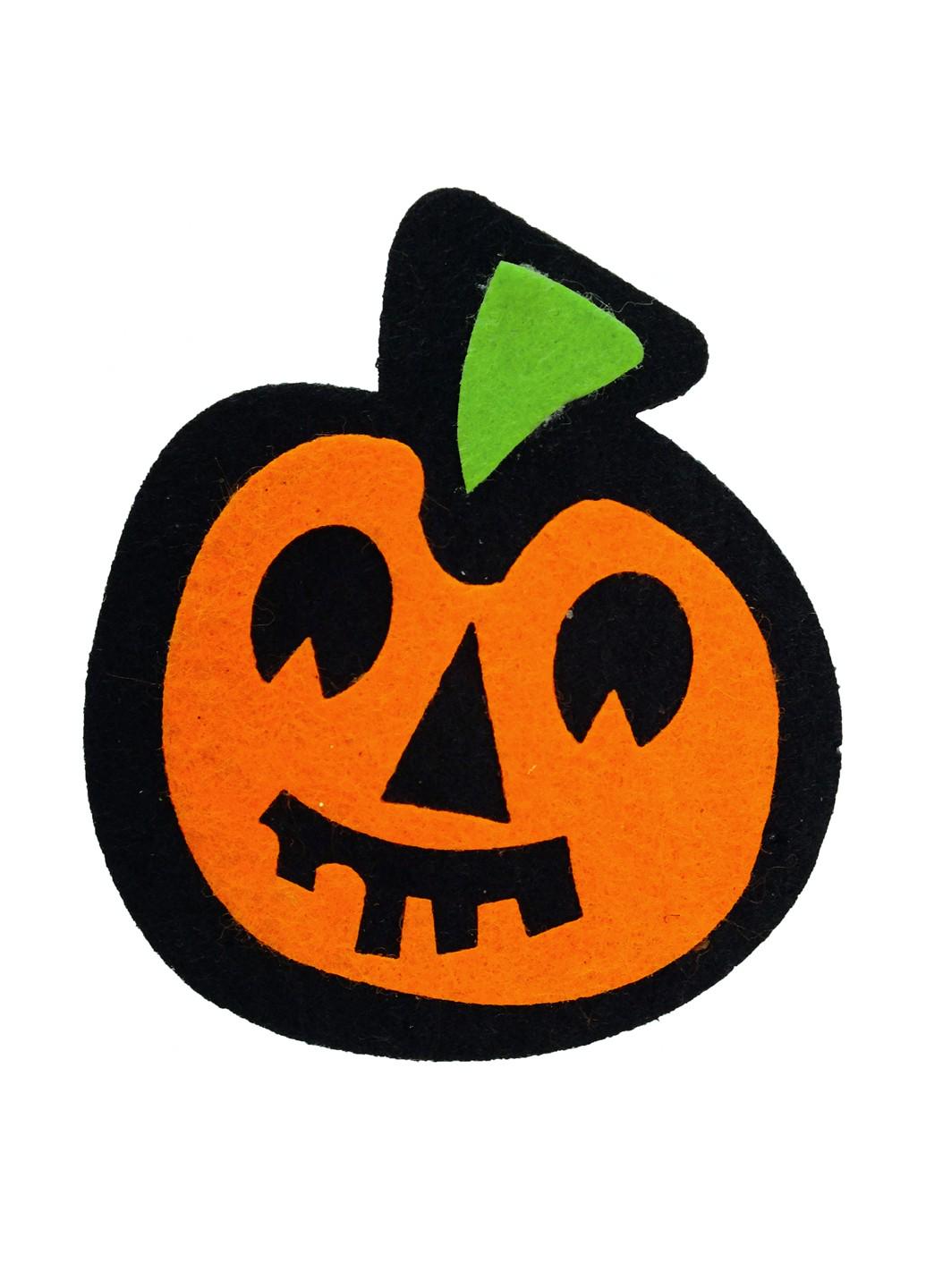 Значок тыквы 6,5х7,5 см (18-977)