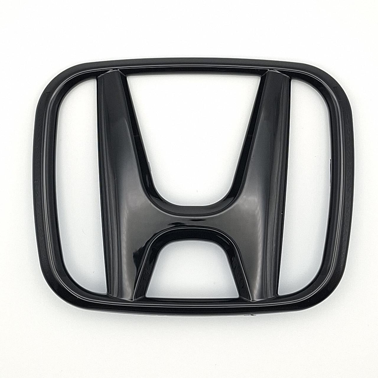 Эмблема Honda ABS 92х75 мм Черный глянцевый (75700-SNW-J01)