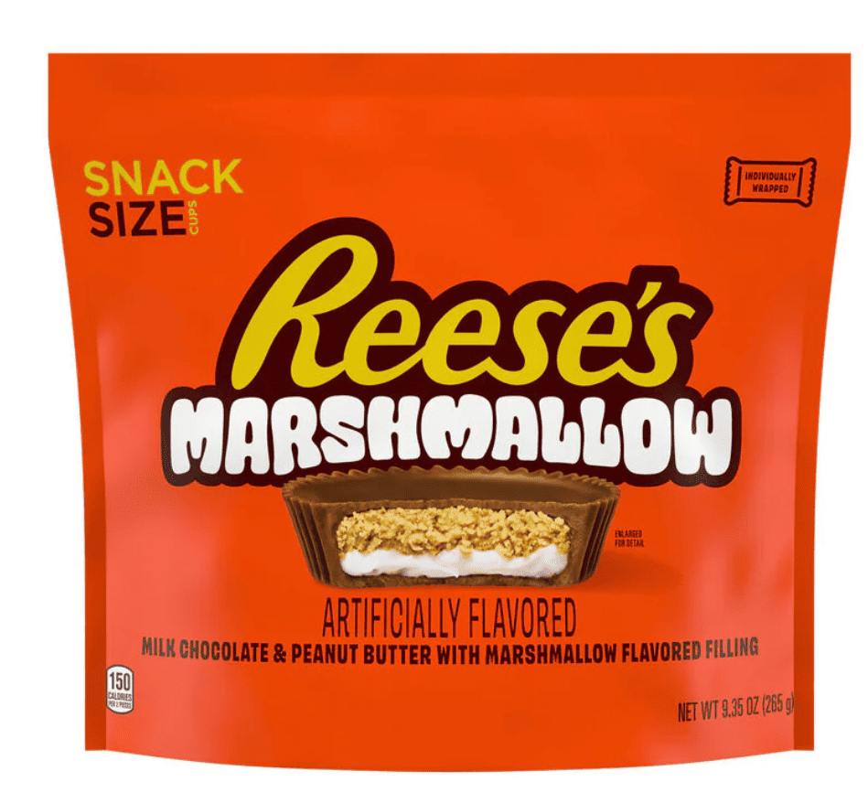 Конфеты шоколадные Reese's Marshmallow Peanut Butter Cups 265 г (3062870920)
