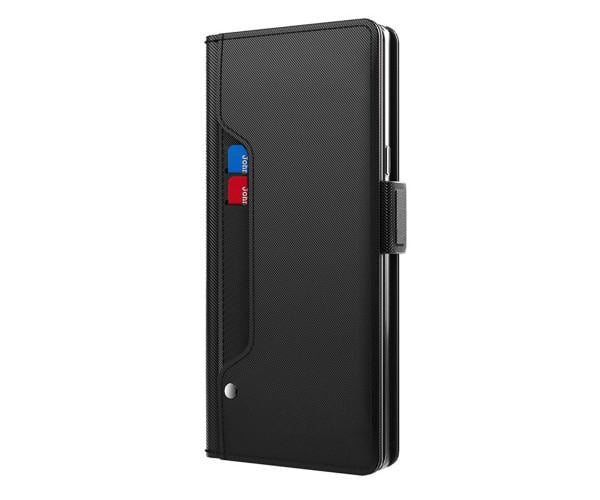 Чехол - книжка Beauty Case для Motorola Edge 50 Ultra с зеркалом Черный