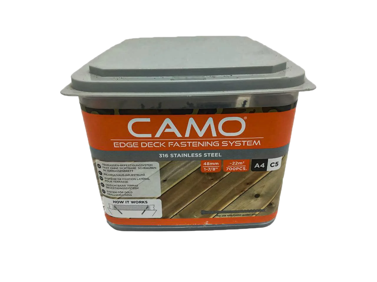 Шурупи для дерева Camo A4 48 мм 700 шт. (17518277)