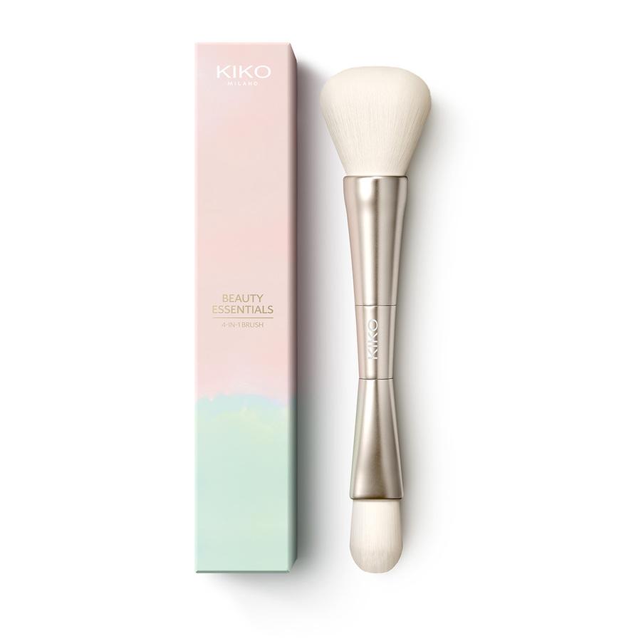 Пензлик для обличчя та очей Kiko Milano 4в1 багатофункціональний (03135)
