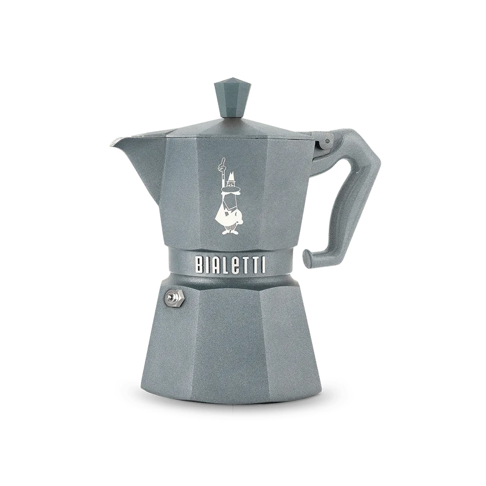 Гейзерная кофеварка Bialetti Moka Exclusive Octagonal Induction-3 CUPS Grey (0009075) - фото 1 Гейзерная кофеварка Bialetti Moka Exclusive Octagonal Induction-3 CUPS Grey (0009075) - фото 1