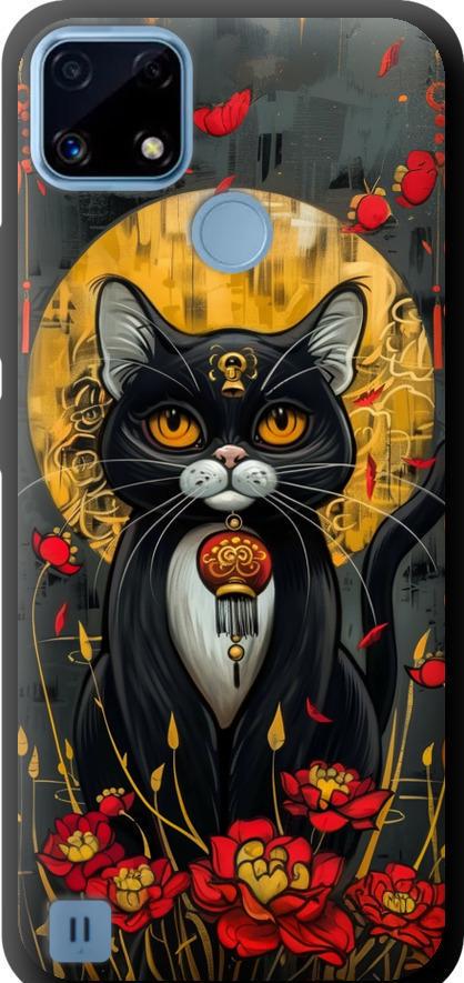 Чехол на Realme C21 China Cat (6134b-2321-42517) Чехол на Realme C21 China Cat (6134b-2321-42517)