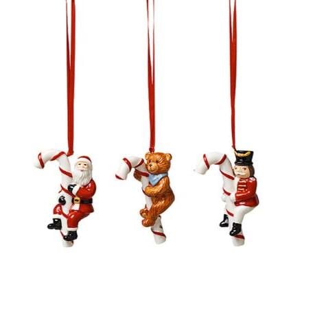 Набор елочных игрушек Villeroy & Boch Nostalgic Ornaments 12,9х3,5х7,7 см 3 шт. (1483316690)