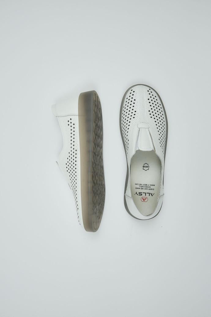 Мокасини жіночі ALLSY шкіряні р. 38 Білий (197747) - фото 5 Мокасини жіночі ALLSY шкіряні р. 38 Білий (197747) - фото 5