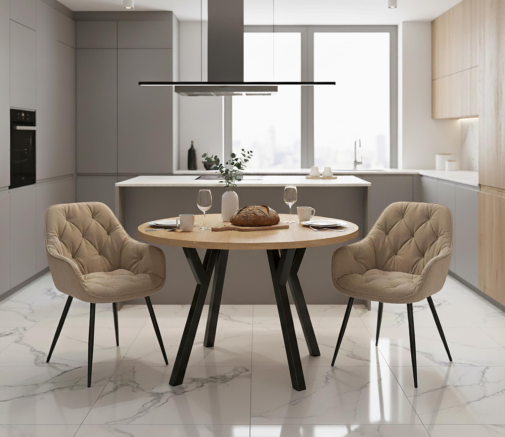 Комплект ножек для стола из металла Loft 730 мм 4 шт. Черный (1115) - фото 4 Комплект ножек для стола из металла Loft 730 мм 4 шт. Черный (1115) - фото 4