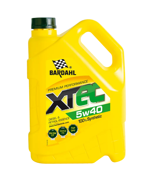 Моторна олива синтетична BARDAHL XTEC 5W40 5 л SN/CF C3 MB 229.51/229.31/226.5 VW 502.00/505.00/505.01 RN0700/RN0710 36343 (22279)
