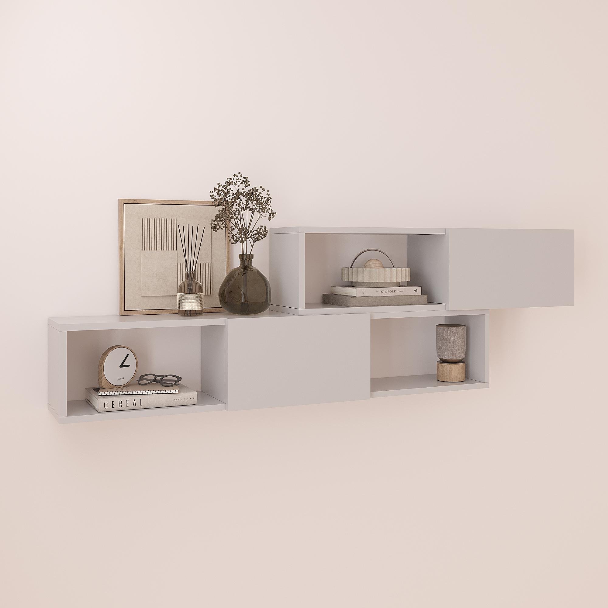 Полка навесная настенная ПК-9 460х1500х220 мм Серый - фото 1