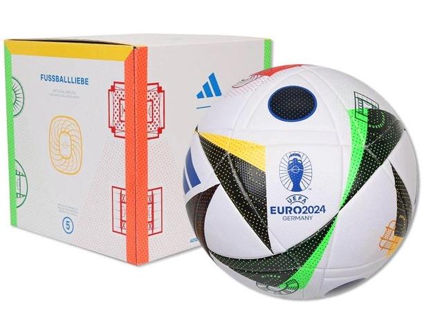 М'яч футбольний Adidas EURO24 Fussballliebe League BOX IN9369 р. 5 - фото 1