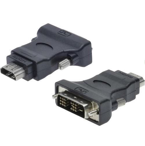 Кабель для передачи видеосигнала Assmann DVI-I to HDMI Черный (AK-320500-000-S) - фото 2