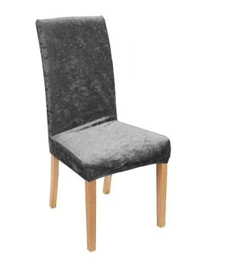 Чехол на стул натяжной R89563-GY 50х40 см/65х45 см Grey