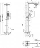 Система душевая для ванны Kroner KRP Edelstahl Kubus-SCH063 Черный (5465175) - фото 7 Система душевая для ванны Kroner KRP Edelstahl Kubus-SCH063 Черный (5465175) - фото 7