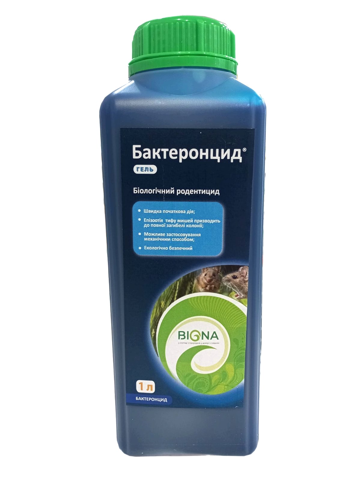 Родентицид для борьбы с грызунами Бактеронцид гель 1 л (15238)