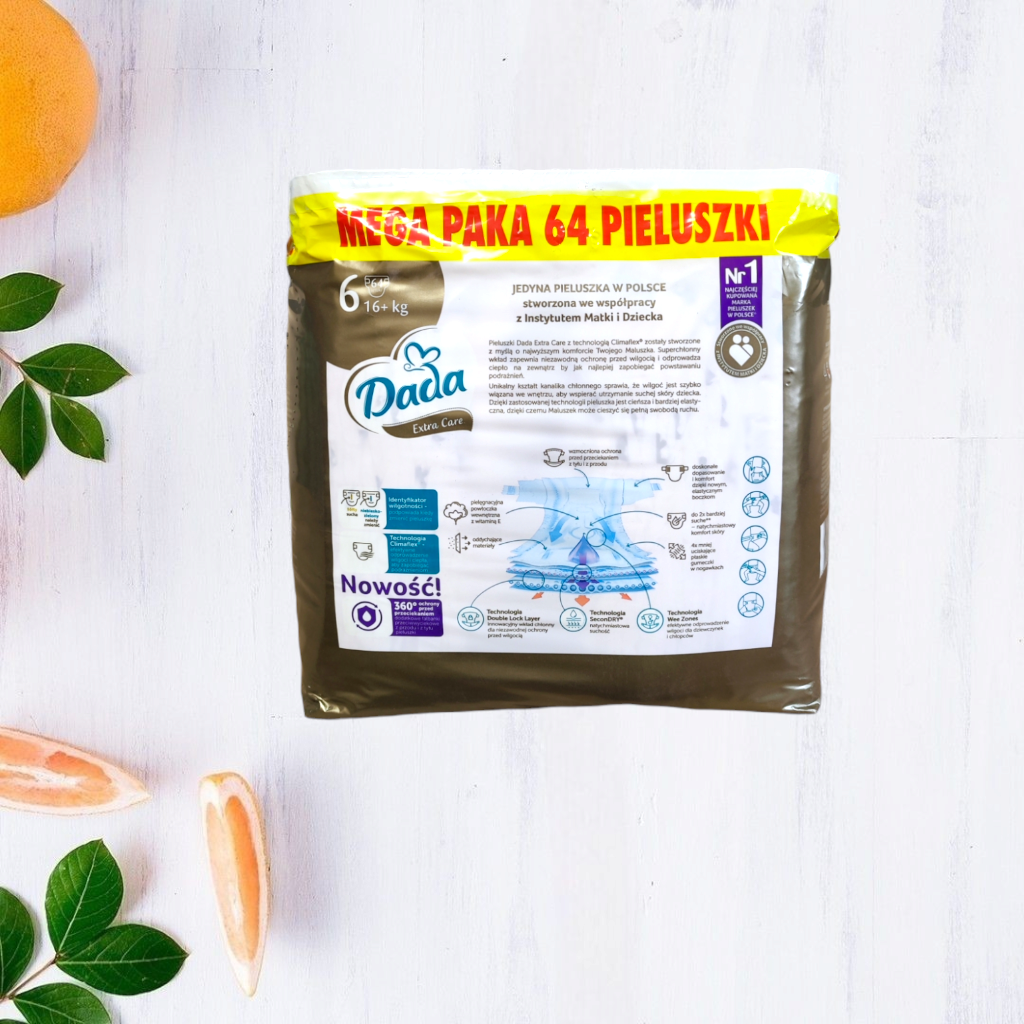 Підгузки Dada Extra Care Mega Paka 6 16+ кг 64 шт. - фото 2