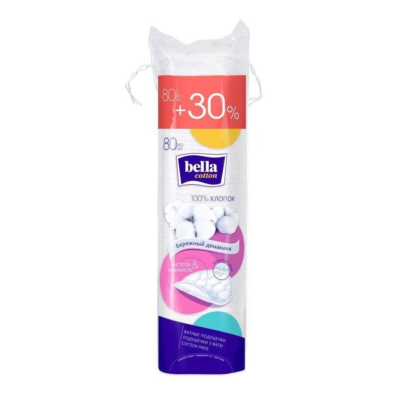 Ватні подушечки Bella Cotton круглі 80 шт.