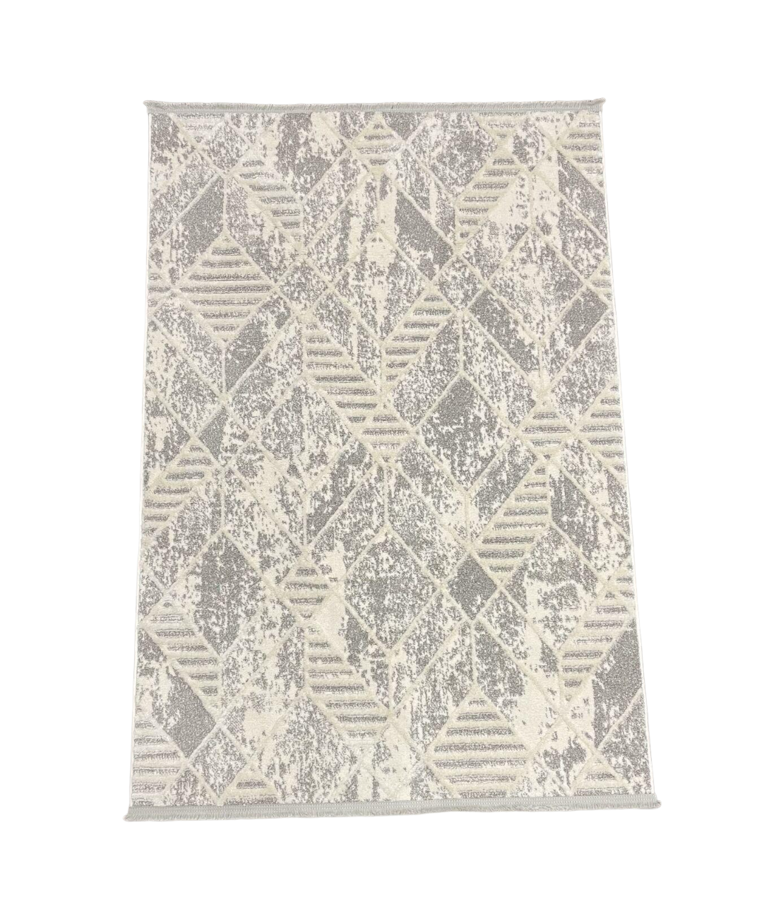 Ковер Koi 10904A 0,8х1,5 м White/Light Grey (6611-10)