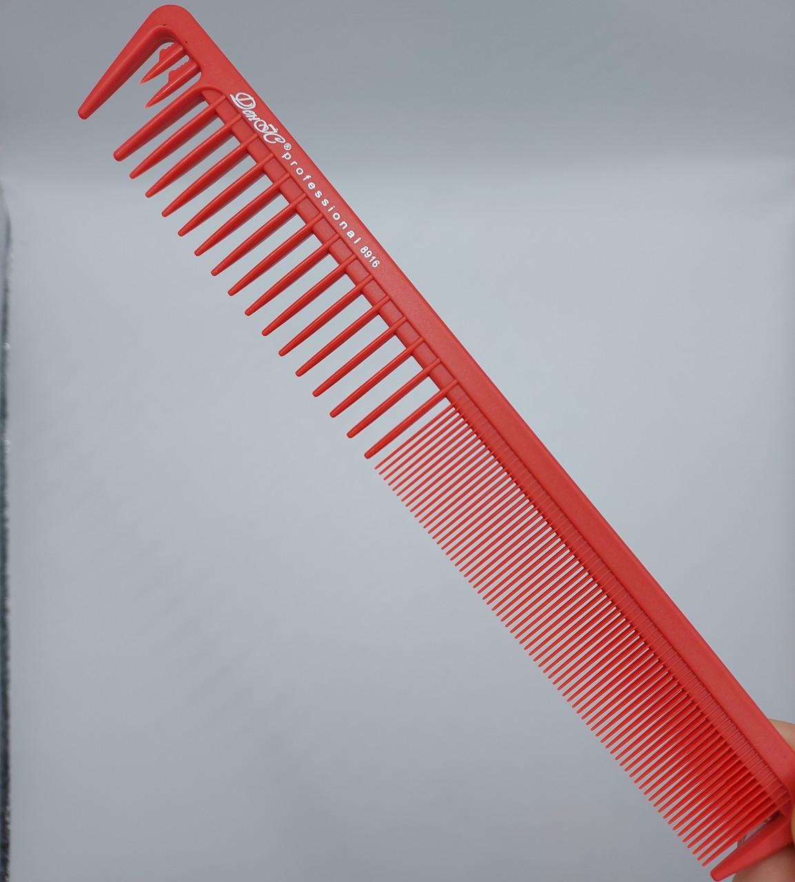 Гребінець карбон ДенІС professional 8916 Red (1453070593) - фото 4