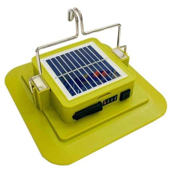 Лампа для кемпинга 229L-SMD 3х18650 солнечная панель Powerbank Type-C белый/желтый свет (2927876679)