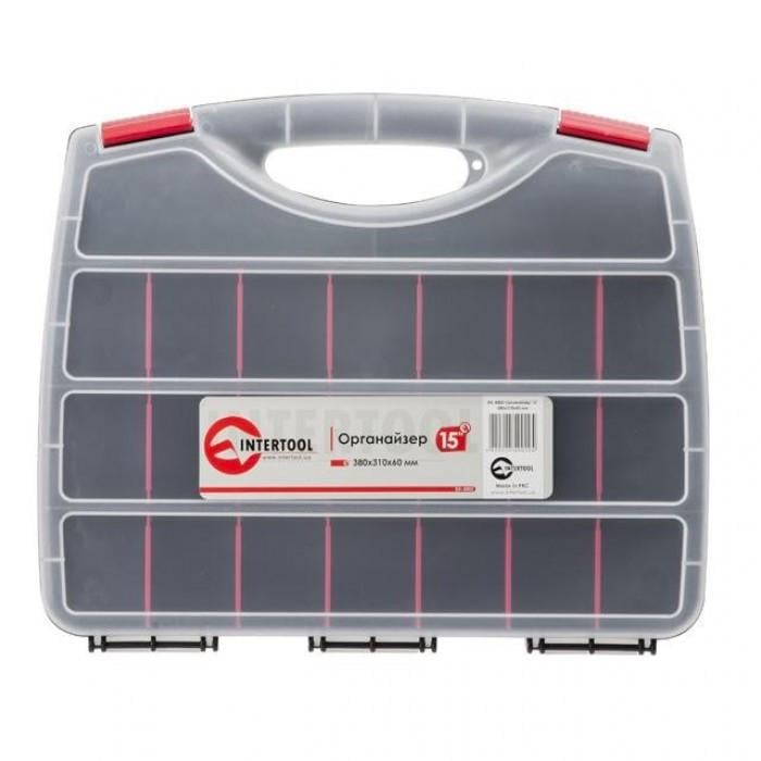 Органайзер пластиковый Intertool BX-4002 380x310x60 мм
