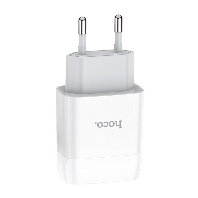 Зарядное устройство сетевое Hoco C73A Glorious Micro USB White (10440855) - фото 4