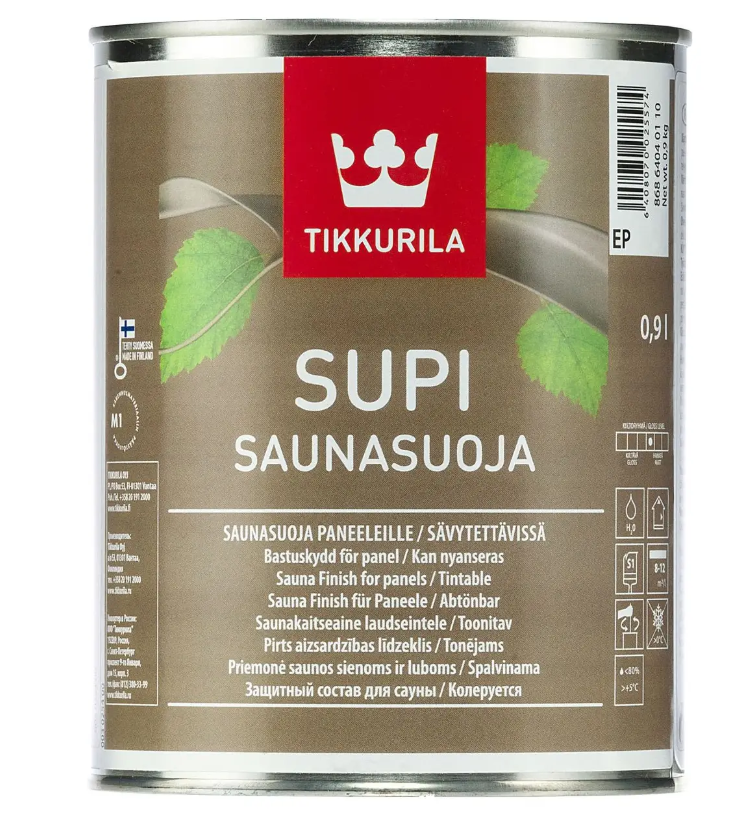 Захисний засіб Tikkurila Supi Saunasuoja 0,9 л (1000097)