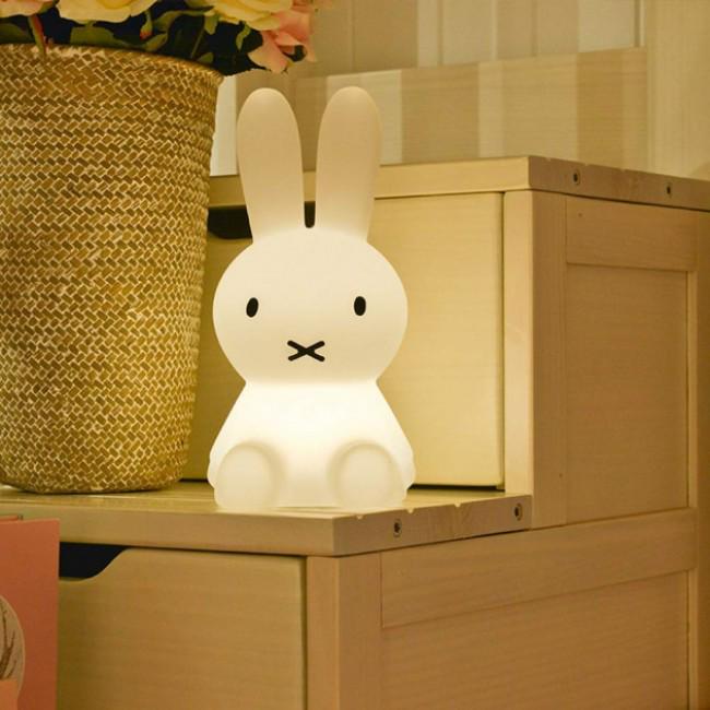 Ночник для детской Зайка Миффи с аккумулятором 30 см (402094)