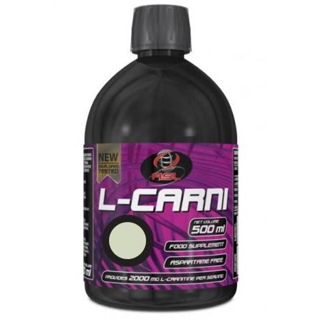 L-карнітин AllSports Labs L-Carni L-Carnitine per serving Peach 500 мл 2000 мг