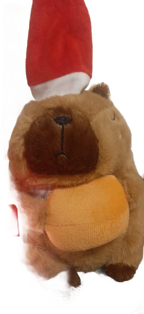 Мягкая игрушка новогодняя Капибара Мягкая игрушка новогодняя Капибара