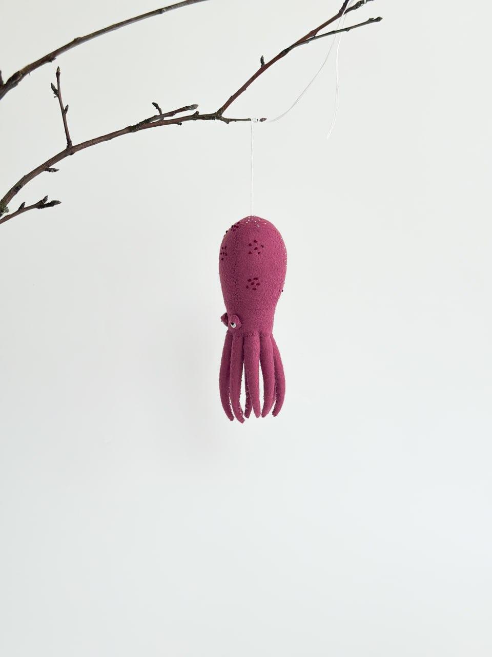 Мягкая игрушка фетровая осьминог ручная работа (29472360) - фото 9 Мягкая игрушка фетровая осьминог ручная работа (29472360) - фото 9