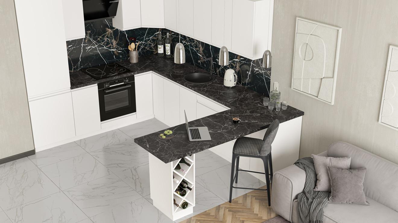 Кухня модульная Vlada Белый (000-000-3148)