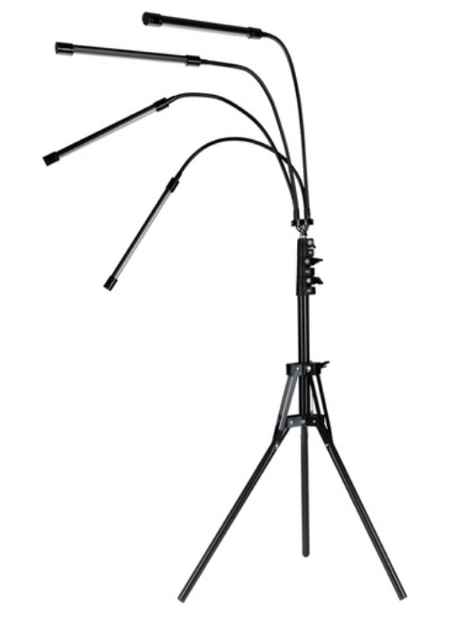 Фитолампа для роста растений и рассады Gardlov светодиодная 4 головы (19388)