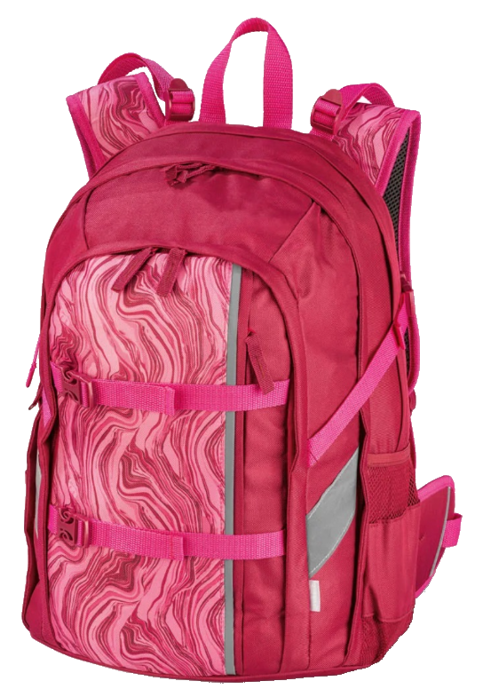 Женский рюкзак Topmove с усиленной спинкой 22 л Малиновый