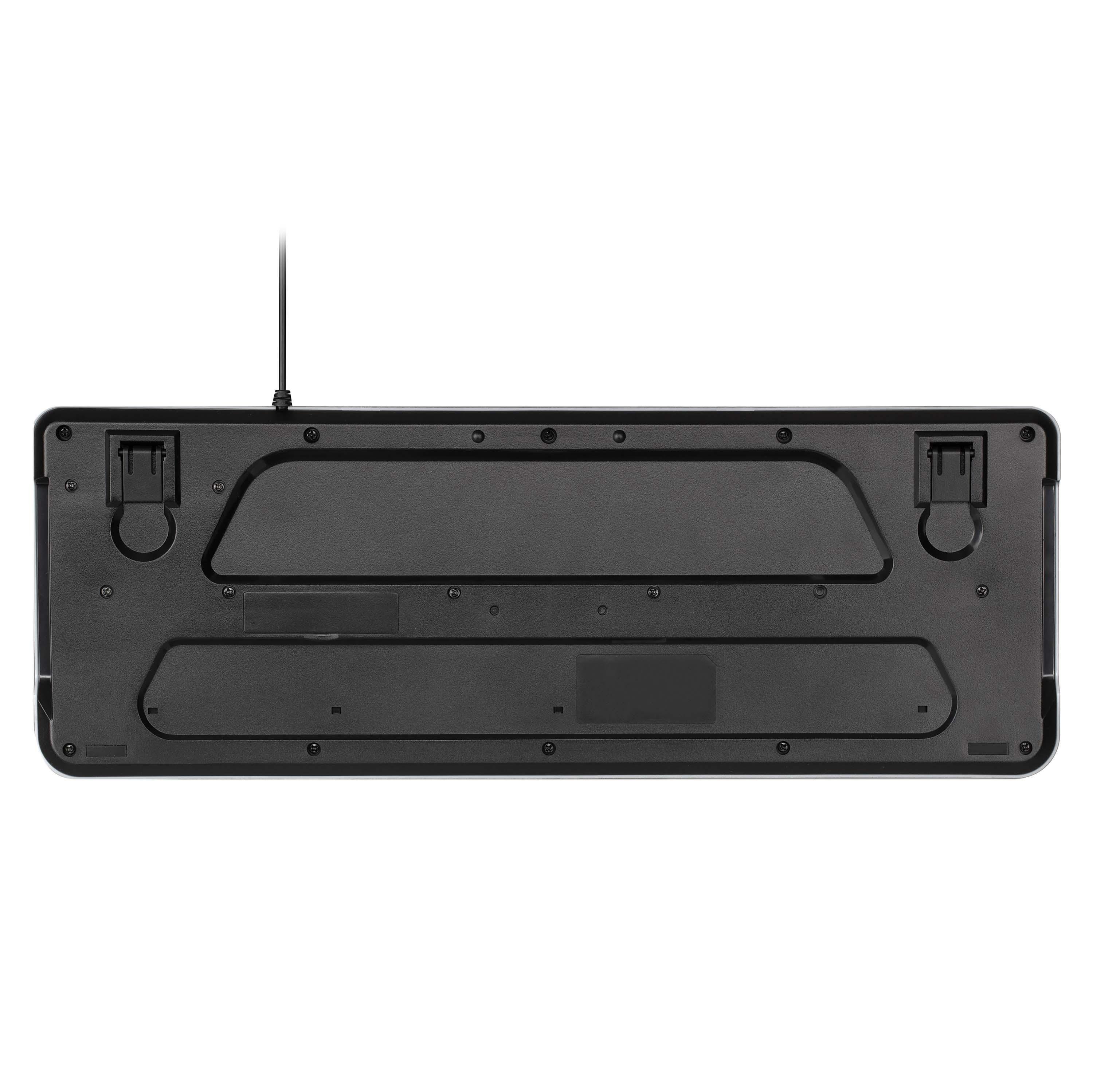 Клавиатура проводная 2E KS120 с белой подсветкой Черный (2E-KS120UB_UA) - фото 5