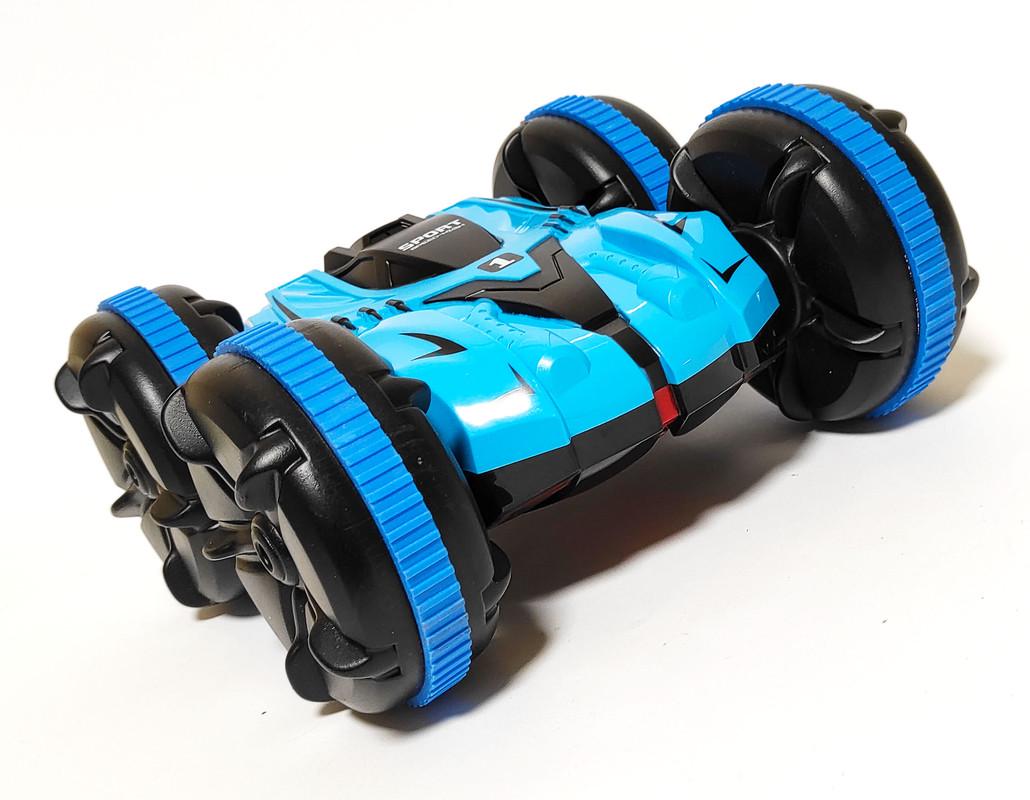 Машинка перевертыш Super Walker 20 см Синий - фото 2 Машинка перевертыш Super Walker 20 см Синий - фото 2