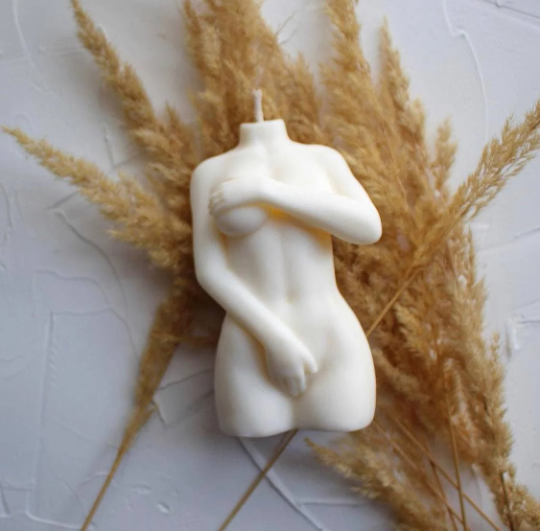 Молд для свічок Жінка, що прикриває тіло 12 см (15420046) - фото 5