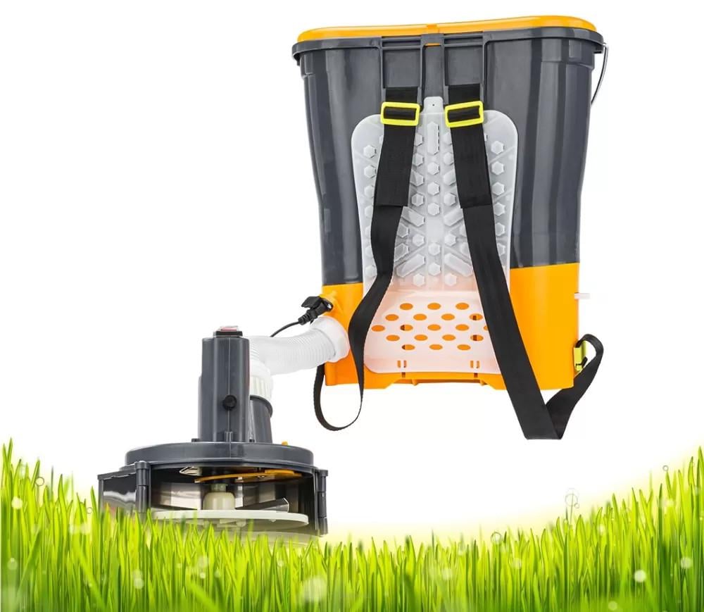 Разбрасыватель аккумуляторный для семян и удобрений Powermat PM-SAK-20T 2507747684 20 л 12 В 8 А/ч - фото 4 Разбрасыватель аккумуляторный для семян и удобрений Powermat PM-SAK-20T 2507747684 20 л 12 В 8 А/ч - фото 4