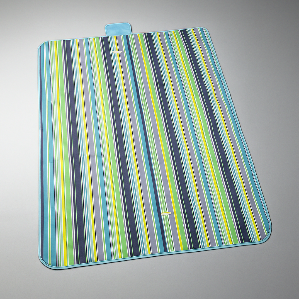 Коврик для пикника Slide B складной пляжный в полоску 147x200 см Синий (K-18-Blue/Strip)